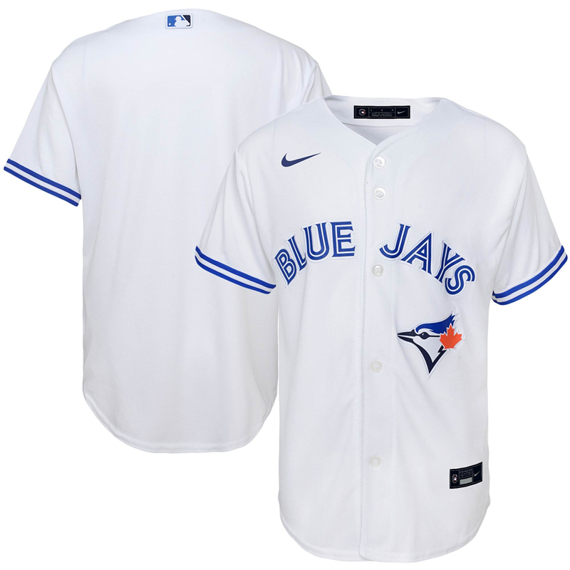 MLB Youth Toronto Blue Jays Nike White Home 2020 Replica Team Jersey